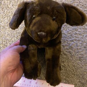 1999 Kids Preferred plush chocolate Labrador stuffed dog.